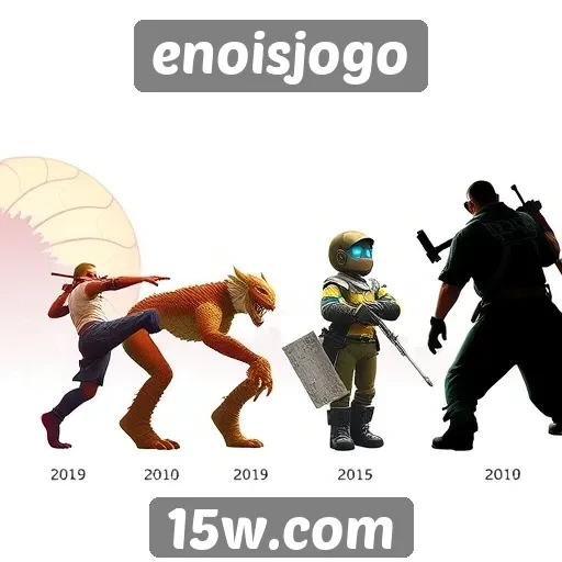 Evolução dos jogos disponíveis na plataforma enoisjogo